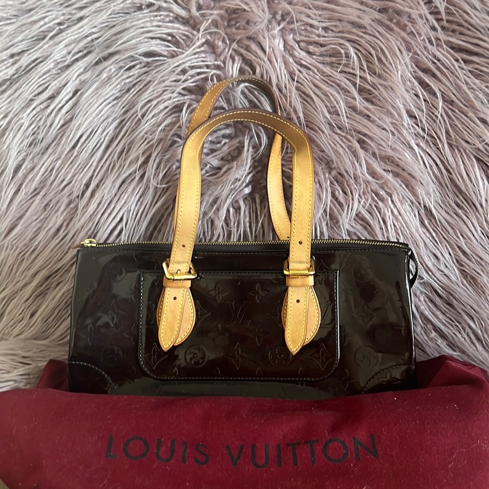 Rosewood Avenue Monogram Vernis  Shoulder Bag